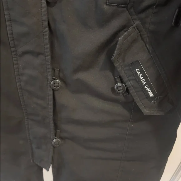 Canada Goose Black Ski Jacket with Fur Trim - Picture 5 of 8